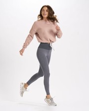 Legging Vuori Lux Rib Studio listrada cintura alta cinza urze feminina tamanho M? comprar usado  Enviando para Brazil