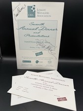 Usado, 1999 LMA Managers Awards Menu Assinado-Ferguson Temporada Treble + Muitos Outros + Tkts comprar usado Usado, 1999 LMA Managers Awards Menu Assinado-Ferguson Temporada Treble + Muitos Outros + Tkts comprar usado  Enviando para Brazil