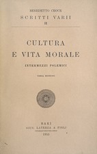 Croce benedetto cultura usato  Italia