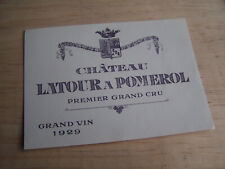 Wine label chateau d'occasion  Expédié en Belgium