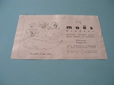 Publicite presse 1953 d'occasion  Blaye