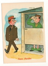 Humor postcard military d'occasion  Expédié en Belgium