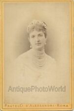 Margherita De Saboya Queen Of Italia Royalty Antigüedad Gabinete Foto comprar usado  Enviando para Brazil