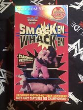 WWF Smack 'Em Whack 'Em (VHS, 1993) Coliseum Video Ex Blockbuster Rental, usado comprar usado  Enviando para Brazil