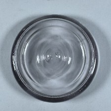 Tampa de frasco de pedreiro antigo de vidro roxo 3” em algumas lascas de substituição, usado comprar usado  Enviando para Brazil