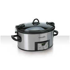 Usado, Temporizador digital Crock-Pot 7 quartos programável Cook & Carry fogão lento extra grande comprar usado  Enviando para Brazil