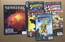 DC Comics Newstime Magazine e 5 Quadrinhos ~ 1993 Death of Superman Tie-in comprar usado  Enviando para Brazil