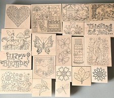 Outlines rubber stamp for sale  Claremont