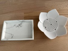 Seifenschale marmoroptik lotus gebraucht kaufen  Bergisch Gladbach