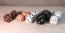 Lote de 10 dados diversos 6 lados d6 poliédrico gamer RPG jogo de tabuleiro tampo de mesa comprar usado  Enviando para Brazil