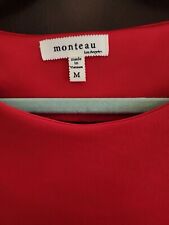 Monteau red scalloped for sale  Webster