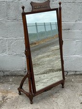 Cheval mirror antique for sale  WALLINGFORD