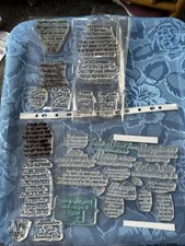 Clear silicone stamps for sale  STOKE-ON-TRENT