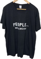 Camiseta People... Not A Big Fan 2XL feminina preta engraçada anti social comprar usado  Enviando para Brazil