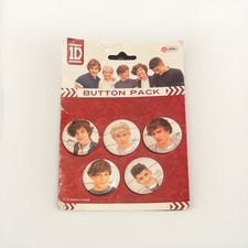 Pacote de botões One Direction mídia 1D merchandising global limitado feito nos EUA NOS comprar usado  Enviando para Brazil