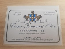 Etiquette puligny montrachet d'occasion  Quimperlé