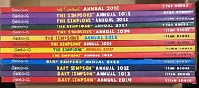 Simpsons bart annuals for sale  GILLINGHAM