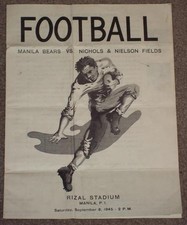 Football program manila d'occasion  Expédié en Belgium