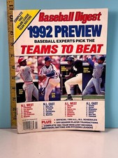 1992 baseball digest for sale  Belmont