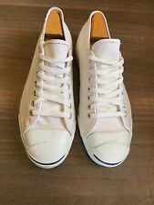 Tênis de lona vintage anos 90 converse jack purcell branco cano baixo feito nos EUA tamanho 9 comprar usado  Enviando para Brazil