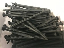 100 peças parafusos de gabinete fosfato preto 8 x 3" rosca dupla, cabeça chata - Phillips comprar usado  Enviando para Brazil
