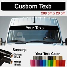 Custom van sunstrip for sale  UK