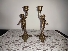 Ancienne paire bougeoirs d'occasion  France