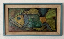 Vtg canvas oil for sale  San Bernardino