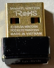 Adaptador Nano USB Wireless TP-Link TL-WN725N TPLink TL WN725N 150Mbps comprar usado  Enviando para Brazil