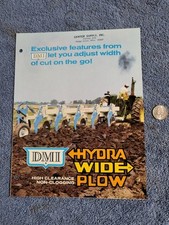 Década de 1970? Brochura vintage DMI Hydra Wide Moldboard Goodfield IL 4-8 partes inferiores comprar usado  Enviando para Brazil