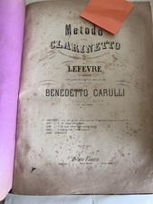 Metodo clarinetto lefevre usato Metodo clarinetto lefevre usato  Salemi