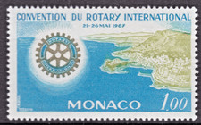 Timbre 1967 monaco d'occasion  La Brède