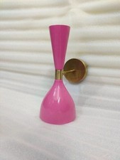 Aplique de pared rosa Diabolo italiano moderno estilo Stilnovo lámpara de... comprar usado  Enviando para Brazil