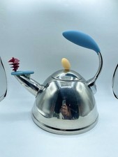 Chaleira de chá vintage de aço inoxidável assinada por Michael Graves Spinning Whistler comprar usado  Enviando para Brazil