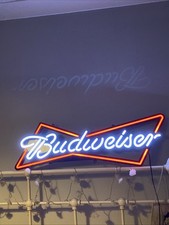 Budweiser beer sign for sale  NORTHAMPTON