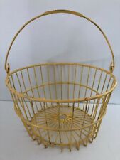 Wire basket yellow for sale  Harpswell