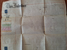 Vintage indenture dated for sale  BRENTWOOD