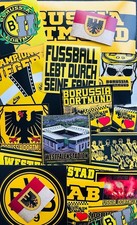 Bvb aufkleber sticker gebraucht kaufen  Berlin