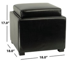 Safavieh bobbie ottoman for sale  Whitestown