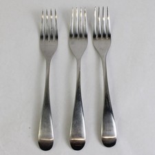 Lote de 3 garfos para salada IKEA Loja 6 7/8" talheres de aço inoxidável cetim comprar usado  Enviando para Brazil