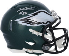 Mini capacete autografado Jalen Carter Philadelphia Eagles Riddell Speed comprar usado  Enviando para Brazil