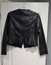 Zara leather jacket for sale  BOURNEMOUTH