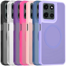Capa traseira acrílica translúcida magnética quadro TPU para Motorola Edge 2025, usado comprar usado  Enviando para Brazil