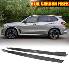 Saias laterais de fibra de carbono extensão spoiler labial para BMW X5 G05 M-Sport 2019-2022 comprar usado  Enviando para Brazil