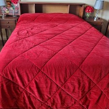 Edredom Queen Pottery Barn Veludo Tamanho Vermelho-Borgonha Reversível  comprar usado  Enviando para Brazil