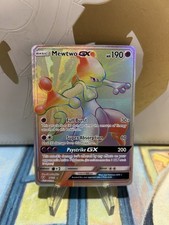Mewtwo GX 76/73 Rainbow Secret raro Shining Legends Pokémon quase perfeito comprar usado  Enviando para Brazil