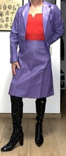 Lila leder kostüm gebraucht kaufen  Jena-Umland