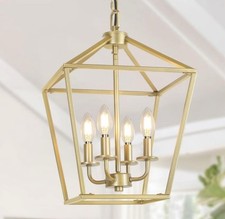 Light chandelier gold for sale  Marion