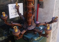 lampadario legno vintage usato  Bozen