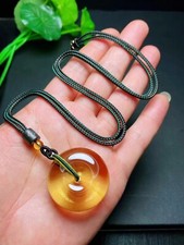 Pingente de paz citrino natural brasileiro. Pingente de donut citrino comprar usado  Enviando para Brazil